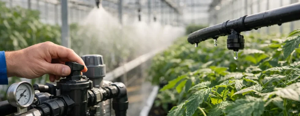 Commercial Greenhouse Irrigation Guide for Managers