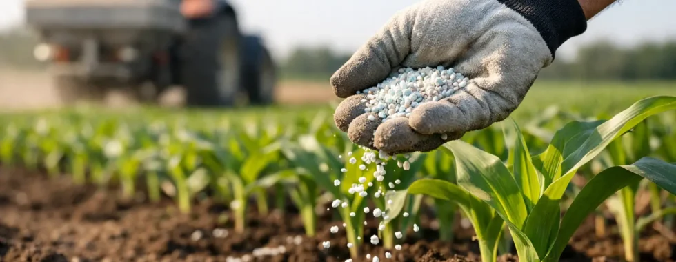 Fertilizer Uptake Efficiency in Commercial Crops