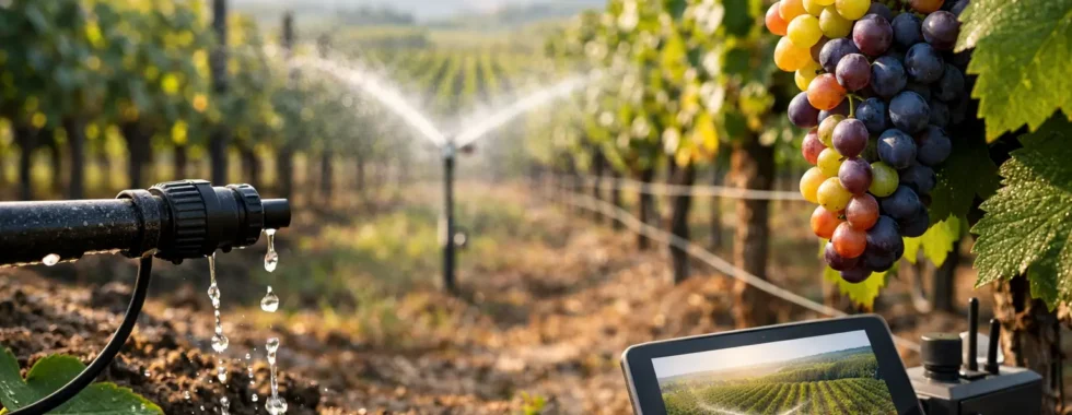 Vineyard Irrigation Planning for Yield and Quality