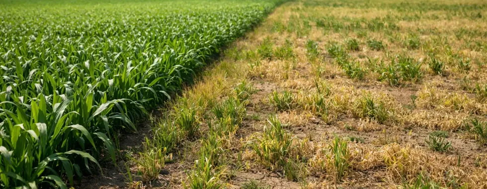What Causes Uneven Crop Growth Across Fields?